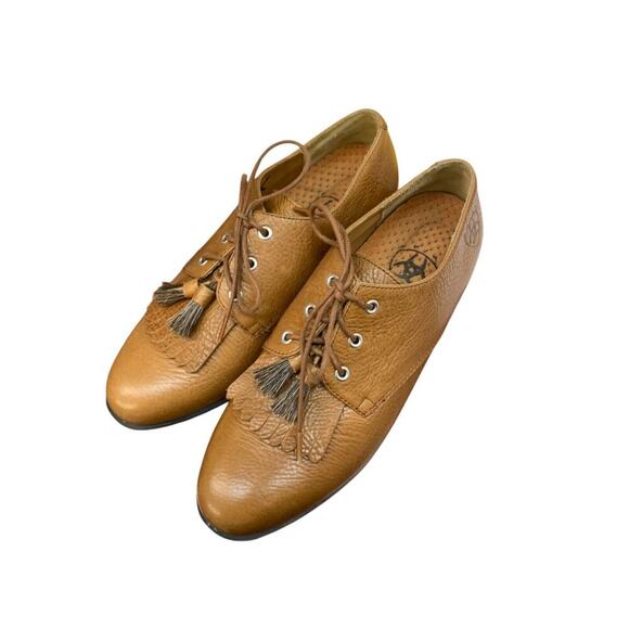 Ariat Jamie Kiltie tassel brogue Oxford shoes women’s size 6.5 - Picture 1 of 9